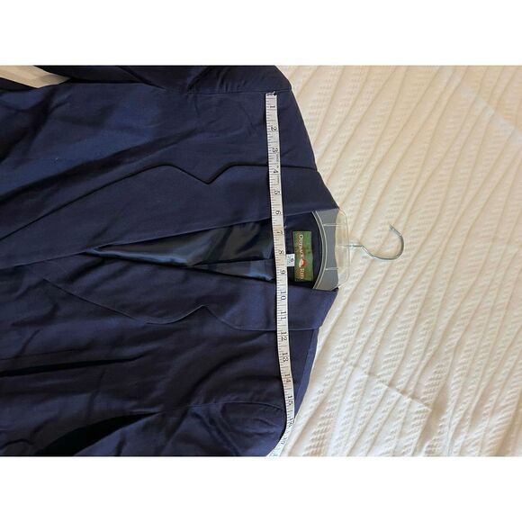 Outback Red Navy Blazer one button bias cut - Picture 4 of 7